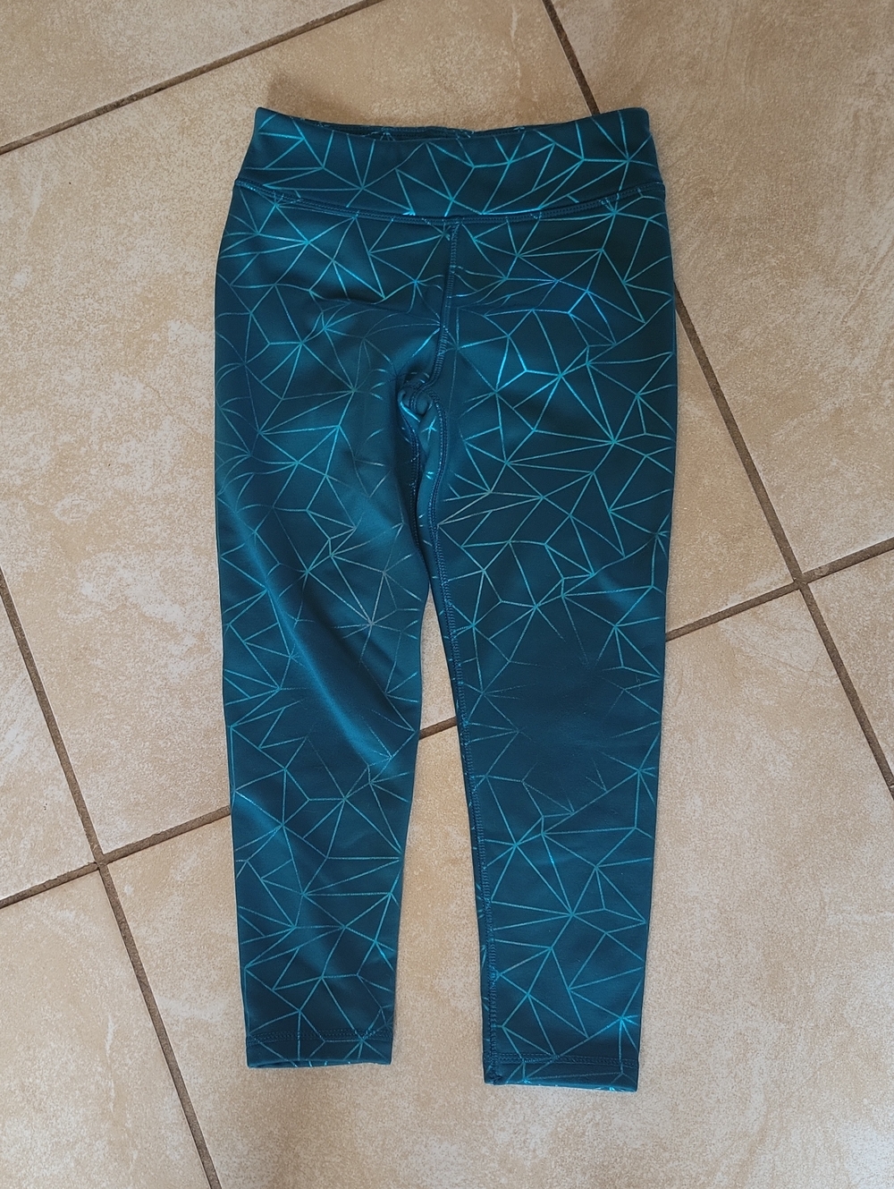 jumping beans Teal Geometric Print Leggings